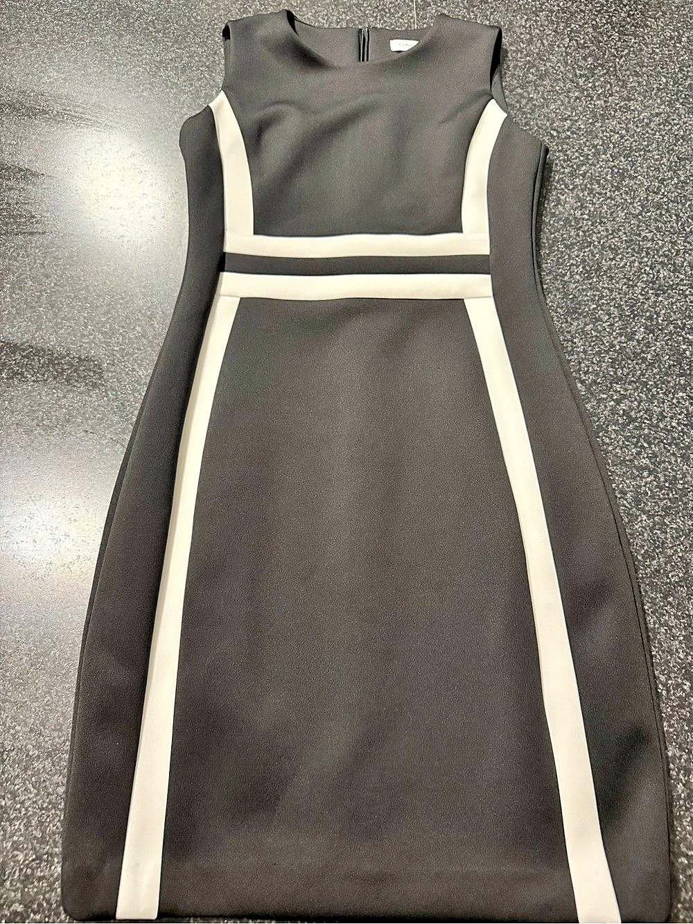 Calvin Klein Colorblock Sleeveless Sheath Dress